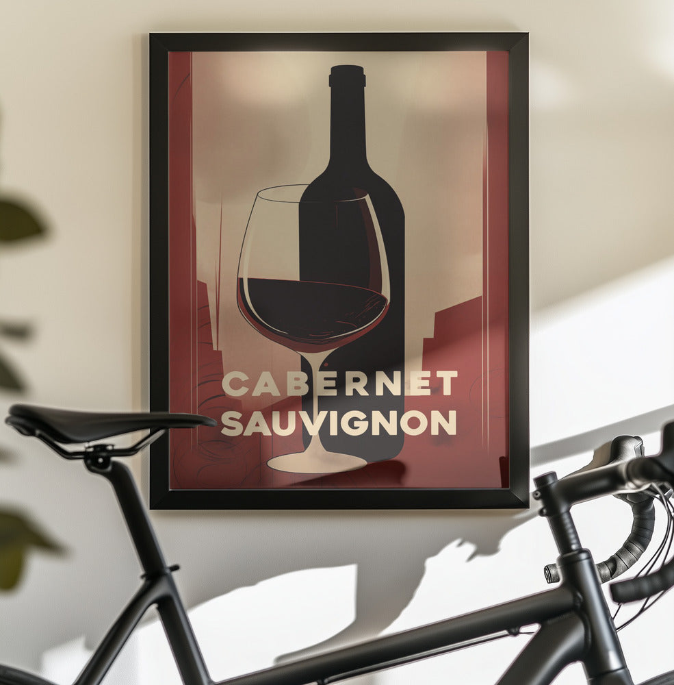 Red Red Wine No 3 - Poster / Art Print - interiör