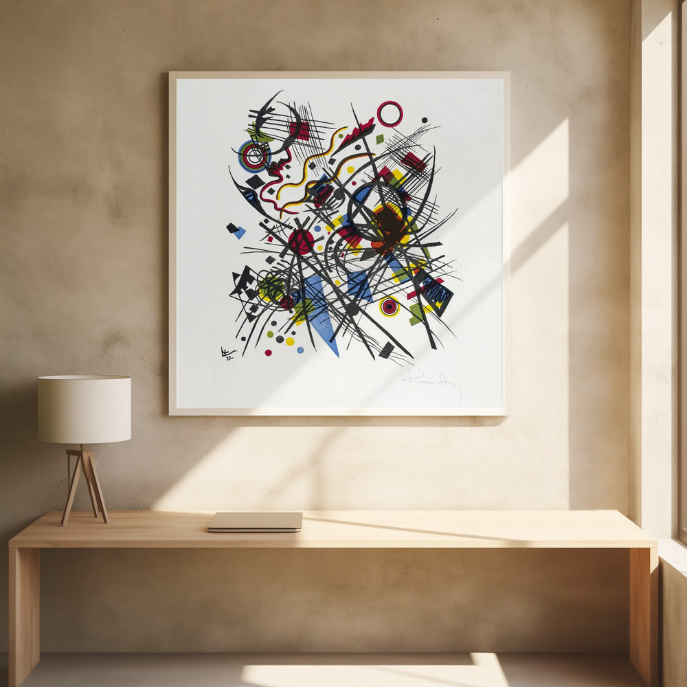 Lithographie Fur Die Vierte Bauhausmappe (1922) - Poster / Art Print - interiör