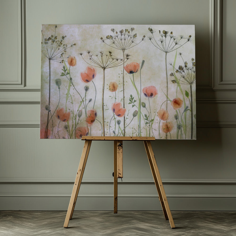 Poppy Meadow - Poster / Art Print - interiör