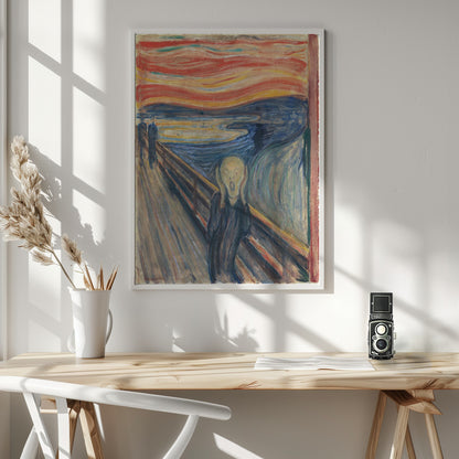 Skriet - The Scream - Poster / Art Print - interiör
