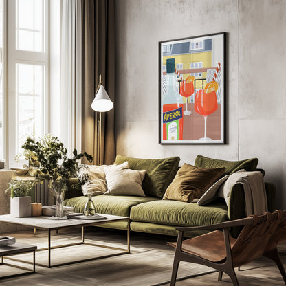 Balcony Hygge - Poster / Art Print - interiör