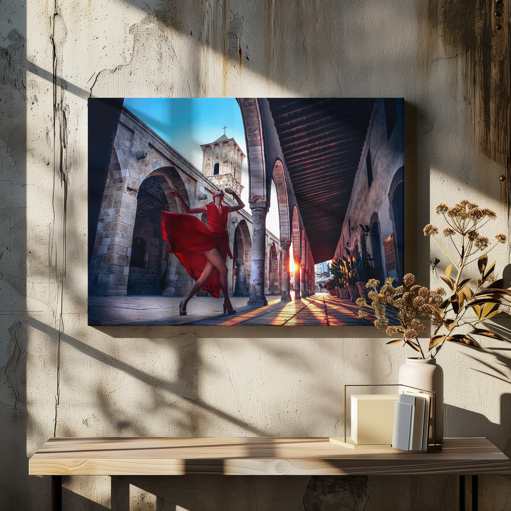 Dancing with the Sun - Poster / Art Print - interiör