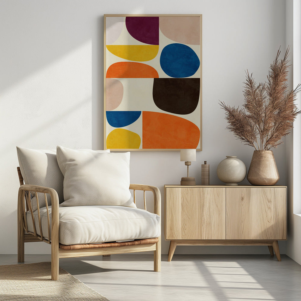 Vivid Bauhaus - Poster / Art Print - interiör