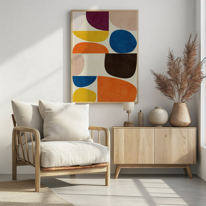Vivid Bauhaus - Poster / Art Print - interiör
