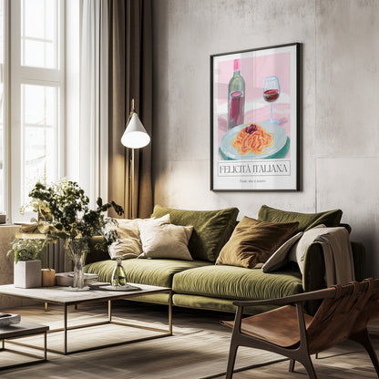 Felicitá Italiana - Poster / Art Print - interiör