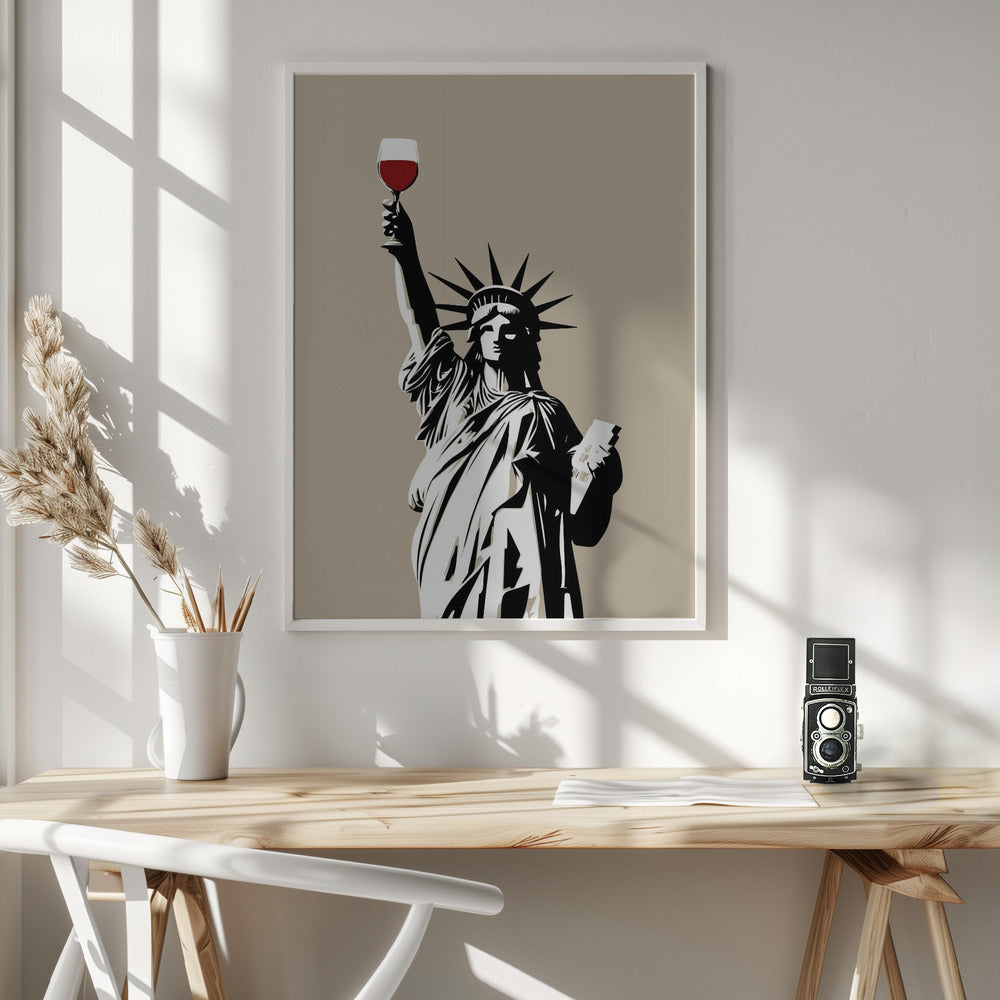 Liberty of Wine - Poster / Art Print - interiör