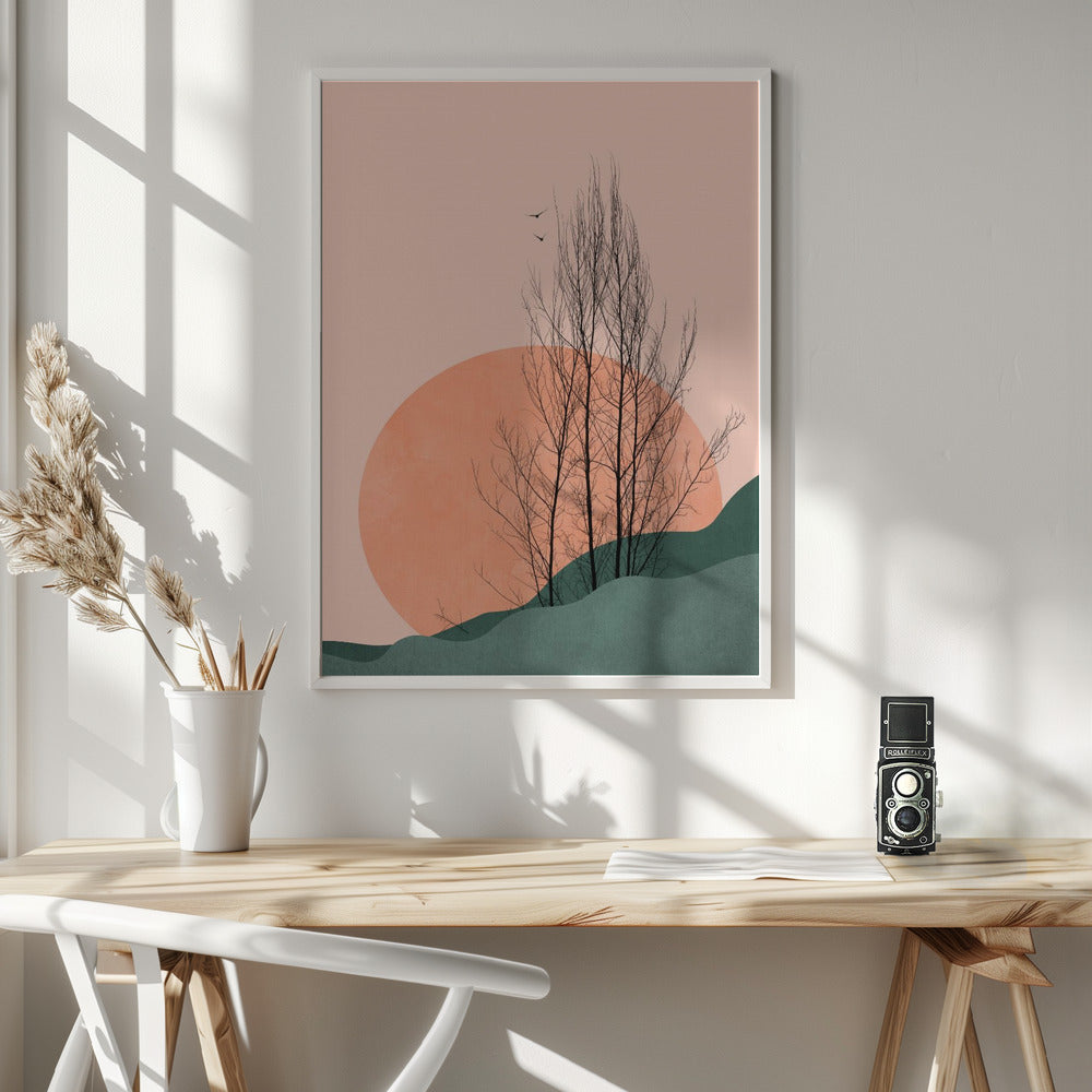 Sunset Memories - Poster / Art Print - interiör