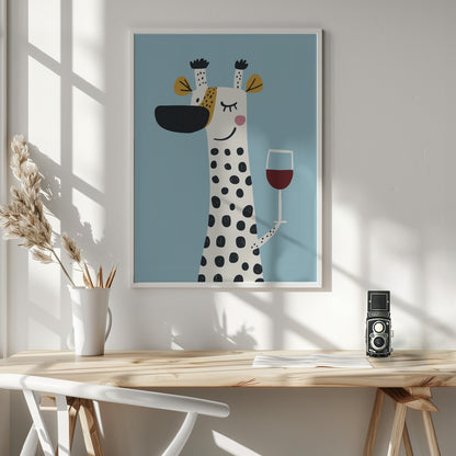 Cute Cartoon Cheers No 1 - Poster / Art Print - interiör