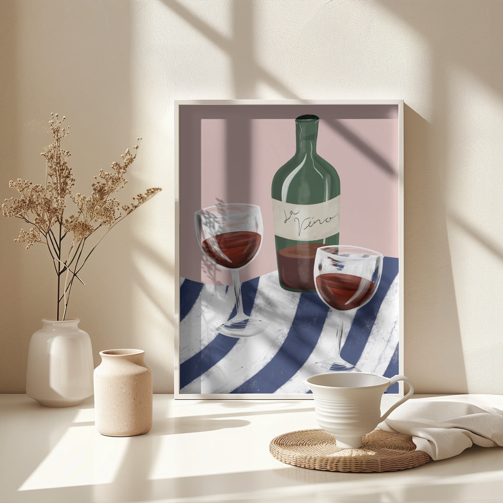 Wine time - Poster / Art Print - interiör