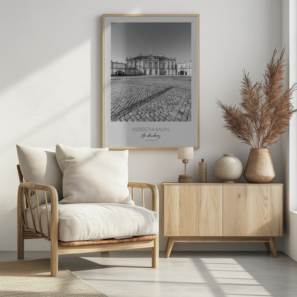 Amalienborg Palace In Copenhagen - Poster / Art Print - interiör