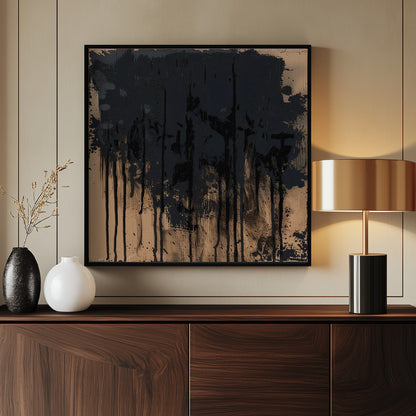 Paint It Black - Poster / Art Print - interiör