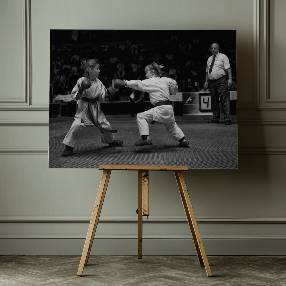 Girls fight - Poster / Art Print - interiör