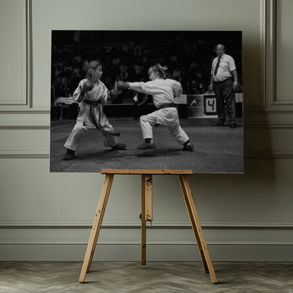 Girls fight - Poster / Art Print - interiör