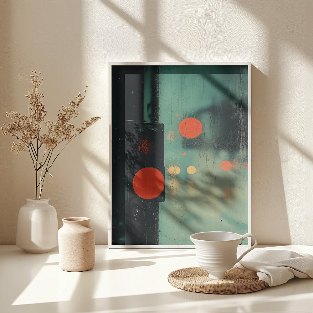 Red Light - Poster / Art Print - interiör
