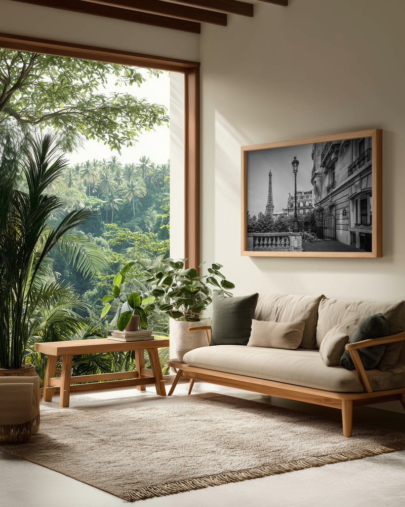 Monochrome Parisian Charme - Poster / Art Print - interiör