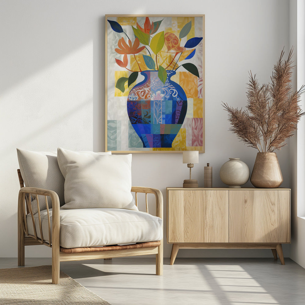 Abstract Vase No 2 - Poster / Art Print - interiör