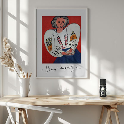 Henri Matisse, La Camicetta Romena, 1940 - Poster / Art Print - interiör