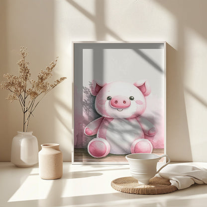 Piglet - Poster / Art Print - interiör