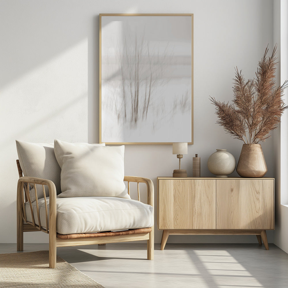 Winter White - Poster / Art Print - interiör