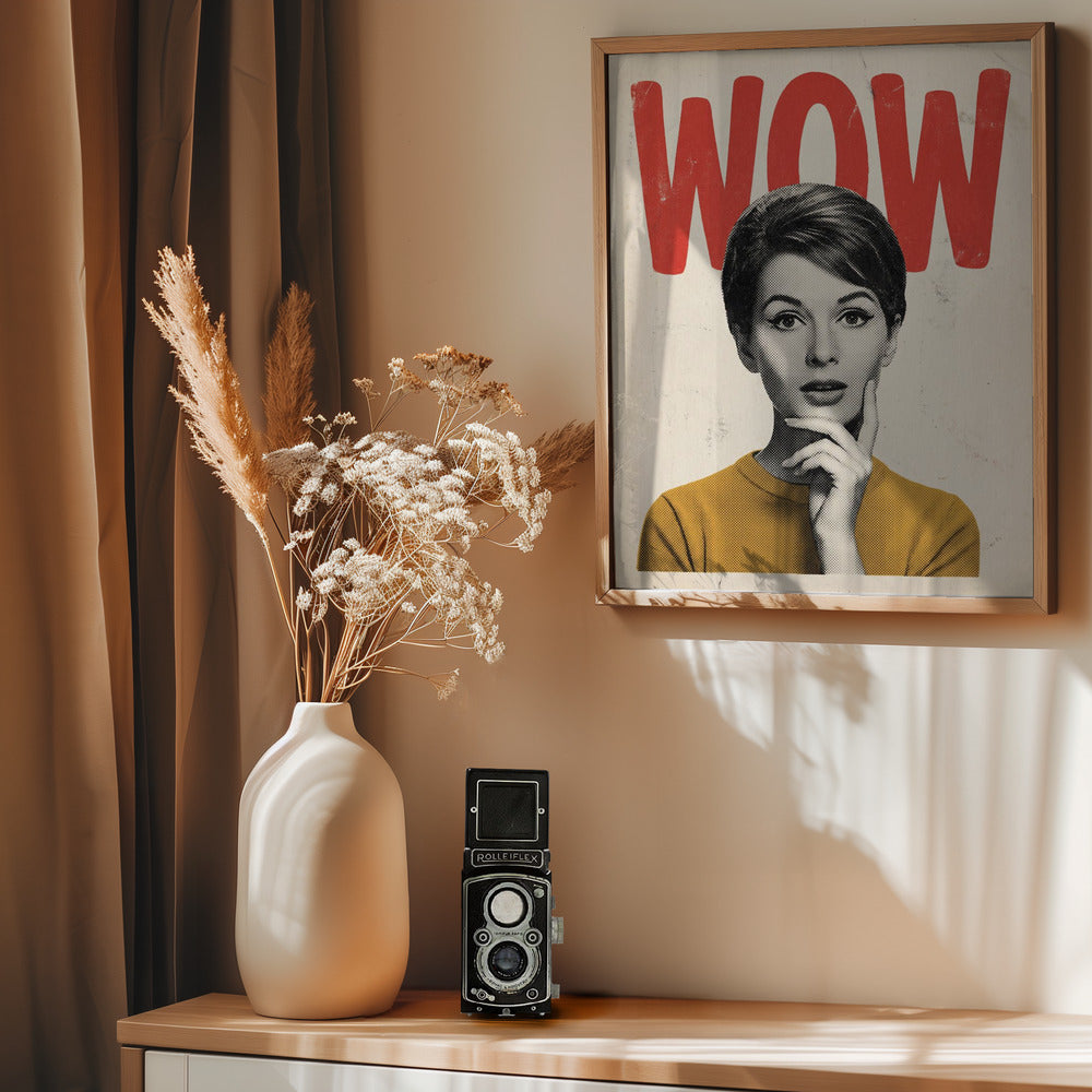 Wow - Poster / Art Print - interiör