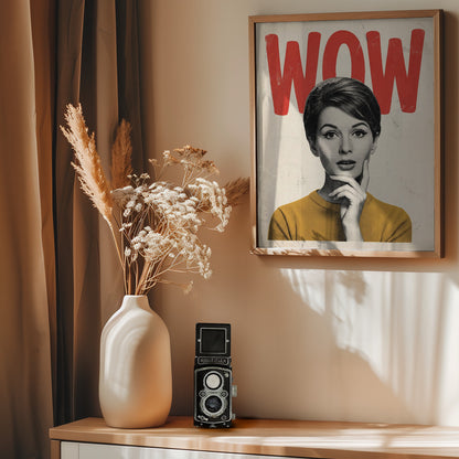 Wow - Poster / Art Print - interiör