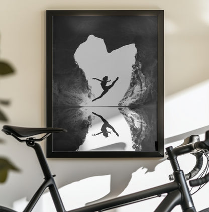 A beating heart - Poster / Art Print - interiör