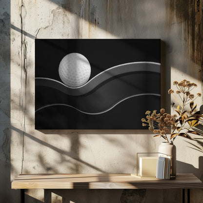 Craters and Curves - Poster / Art Print - interiör