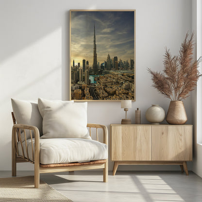 Downtown sunset view - Poster / Art Print - interiör