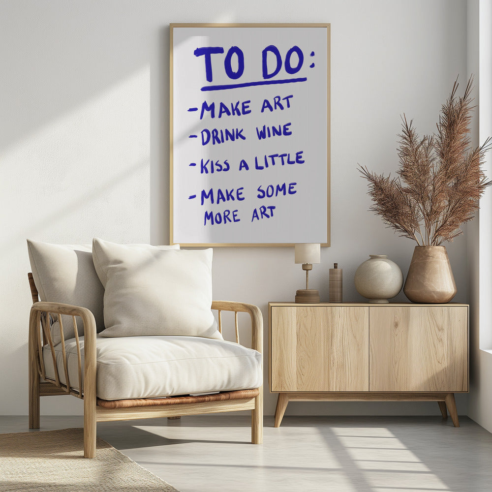 To Do - Poster / Art Print - interiör