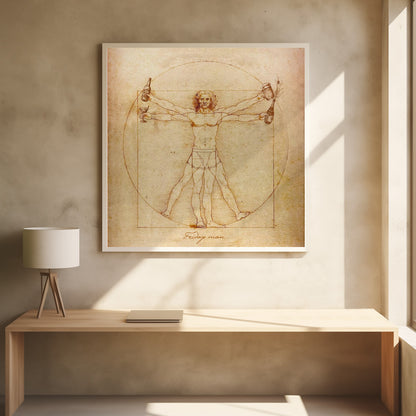 Friday Man - Poster / Art Print - interiör