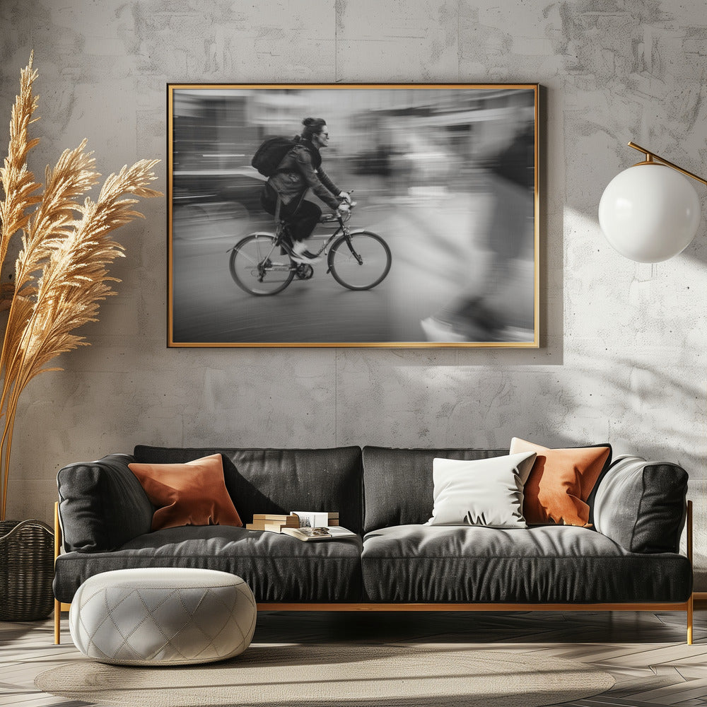 World in motion - Poster / Art Print - interiör