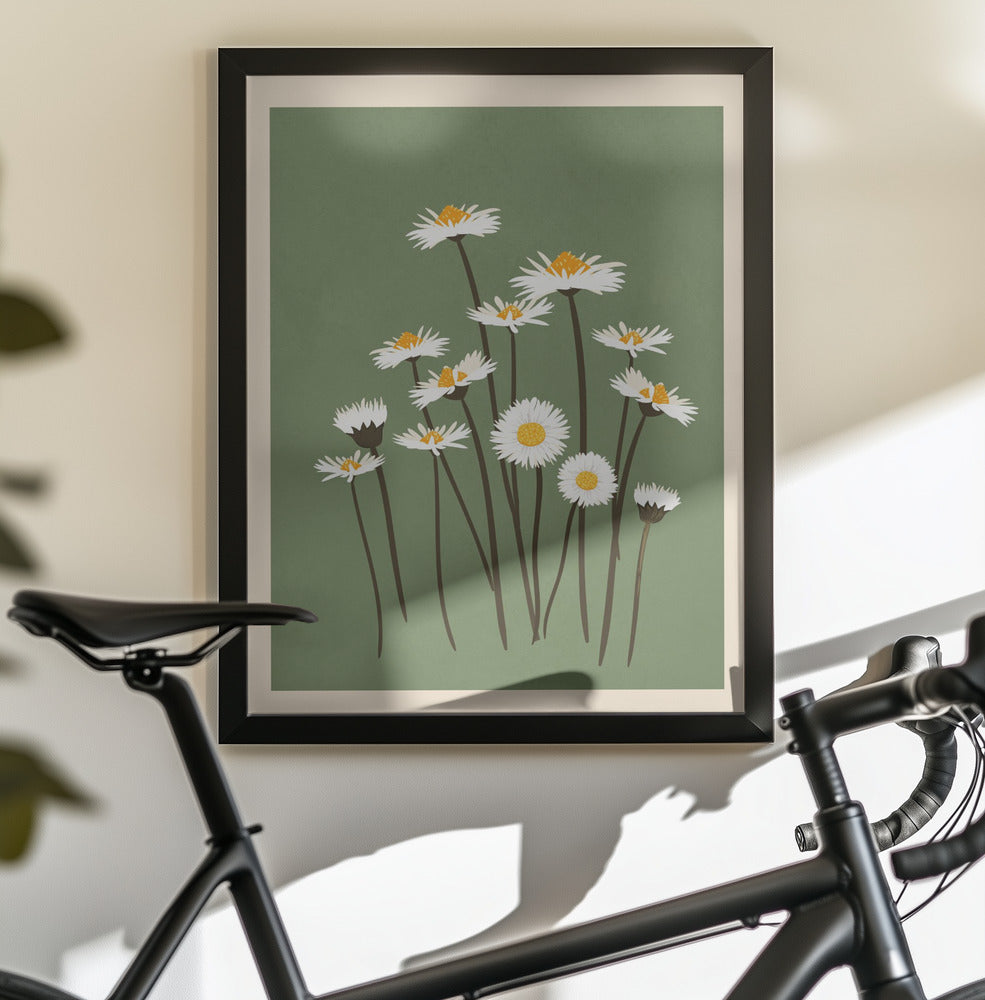 Little Flowers - Poster / Art Print - interiör