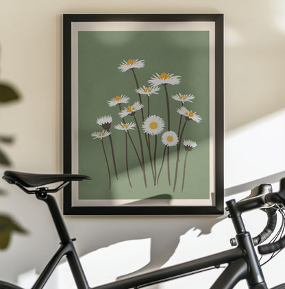 Little Flowers - Poster / Art Print - interiör