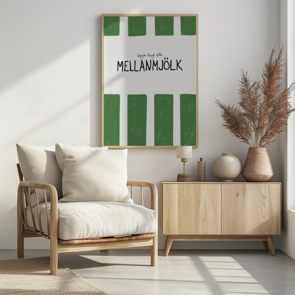 Mellanmjölk - Poster / Art Print - interiör