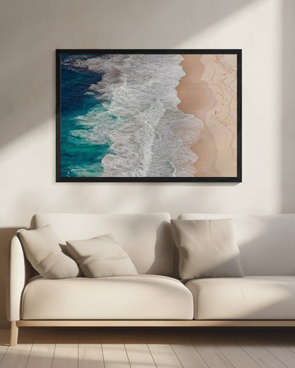 Where the Ocean Ends... - Poster / Art Print - interiör