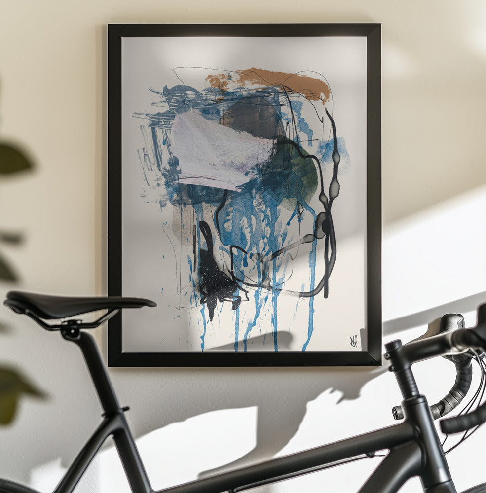 Twin Abstract 1 - Poster / Art Print - interiör
