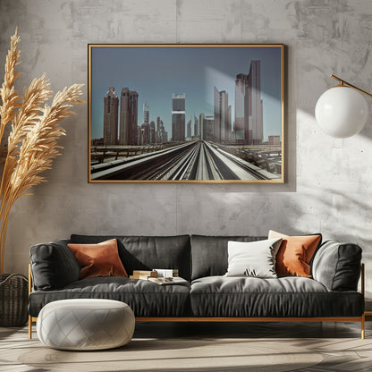 Dubai Metro - Poster / Art Print - interiör