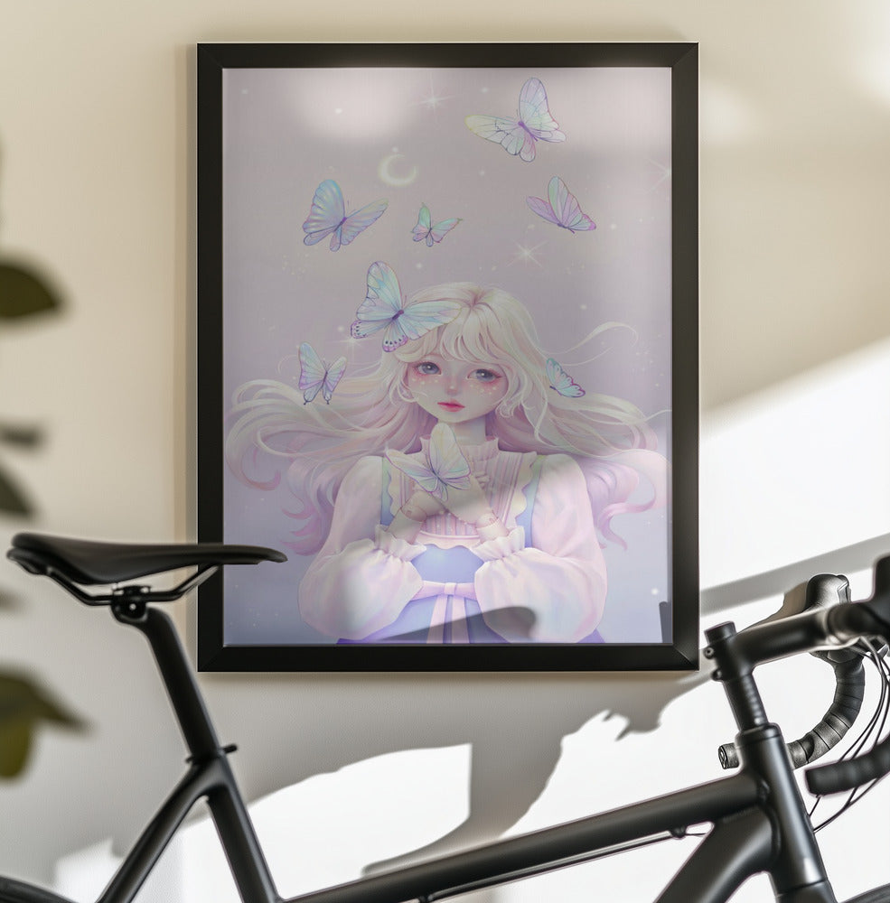 Fantasy Fairy Doll - Poster / Art Print - interiör