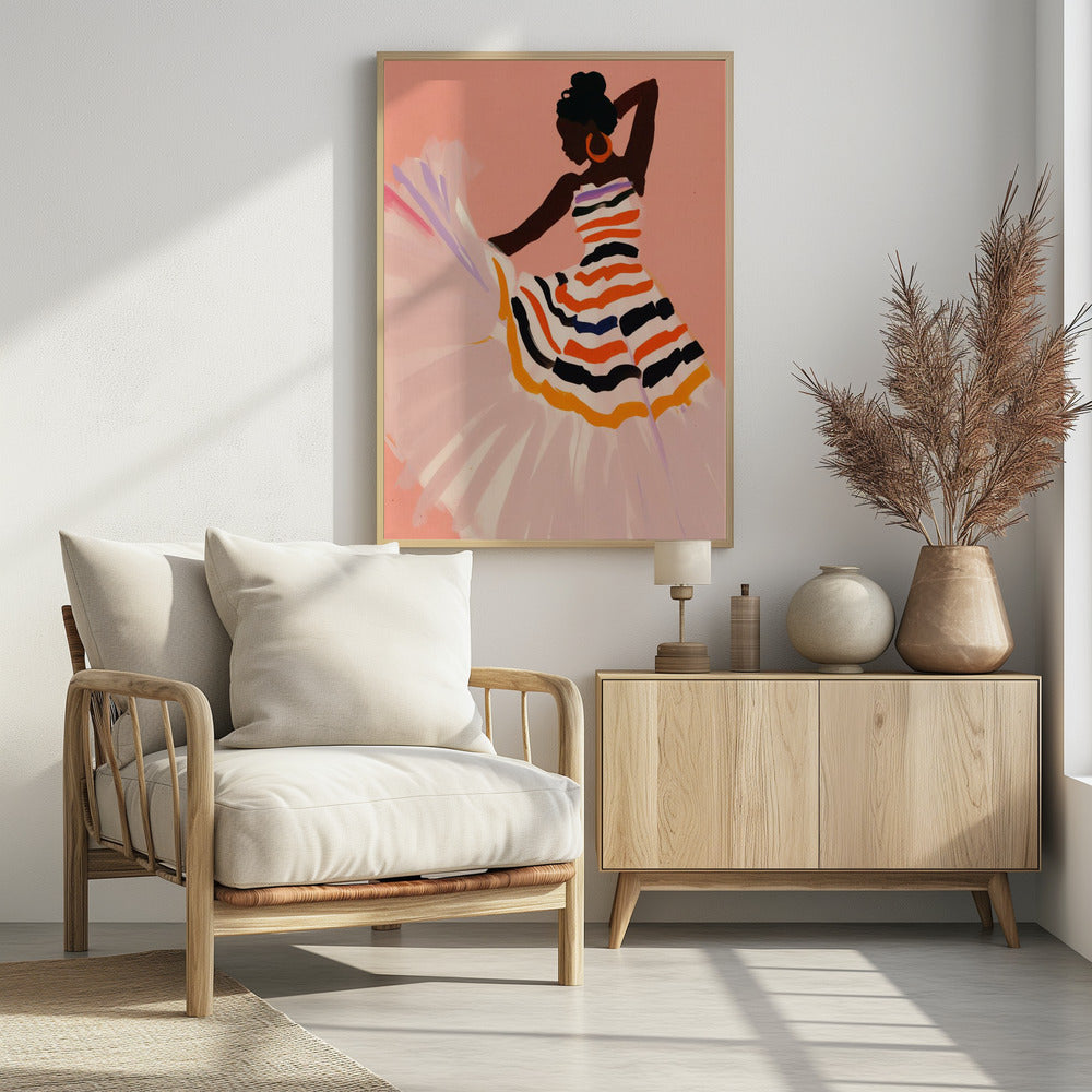 Dancing Amita No 2 - Poster / Art Print - interiör