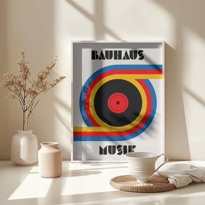 Bauhaus Musik Vinyl - Poster / Art Print - interiör