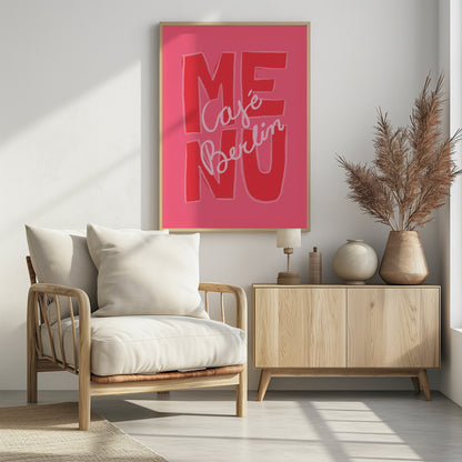 Café Berlin - Poster / Art Print - interiör