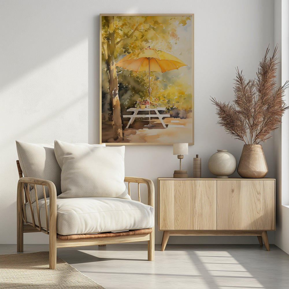 Summer In the Back Garden - Poster / Art Print - interiör