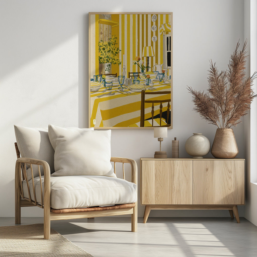 Week 30 Room Portrait - Poster / Art Print - interiör