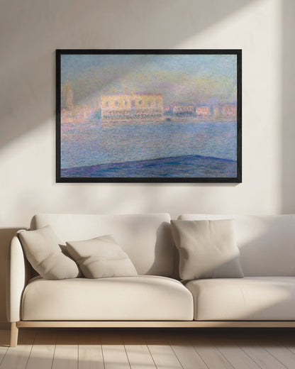 The Doge's Palace Seen From San Giorgio Maggiore (1908) By Claude Monet - Poster / Art Print - interiör
