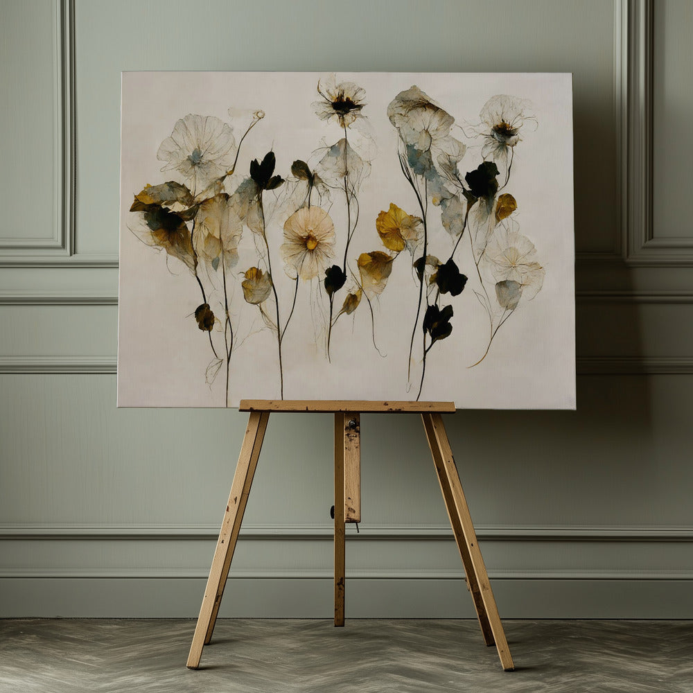 Beautiful Dry Flowers - Poster / Art Print - interiör