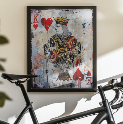King of Hearts - Poster / Art Print - interiör