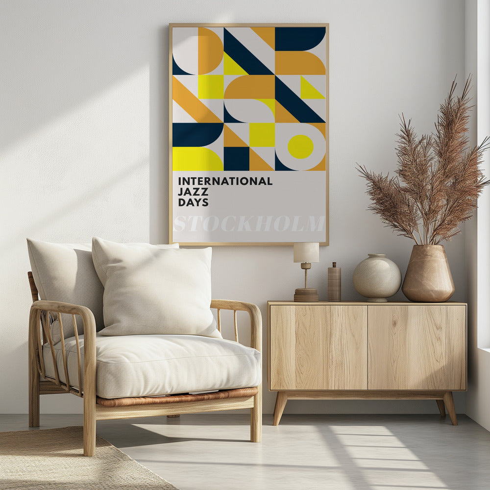 Jazz Days Stockholm - Poster / Art Print - interiör