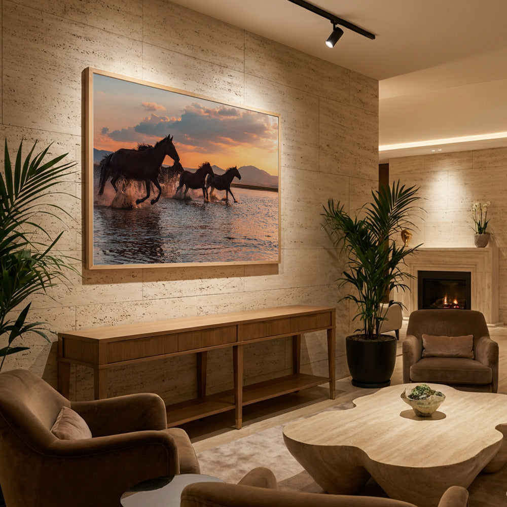 WATER HORSES - Poster / Art Print - interiör