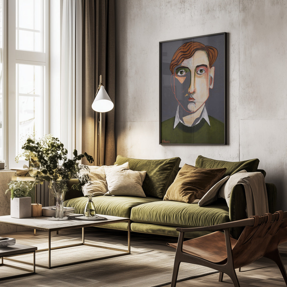 Albert Blending In - Poster / Art Print - interiör