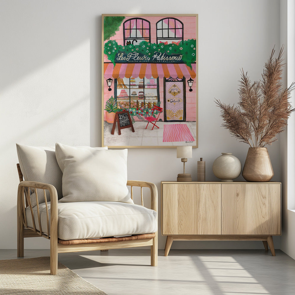 Bake Shop Front - Poster / Art Print - interiör